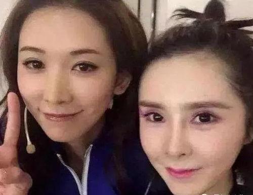 中国明星网红对比照片,揭秘颜值与时间的较量